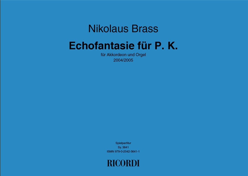 Echofantasie für P.K.